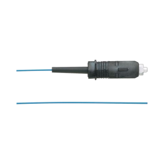 Pigtail de Fibra Óptica SC Simplex, Multimodo OM3 50/125, 900um, Color Aqua, 1 Metro