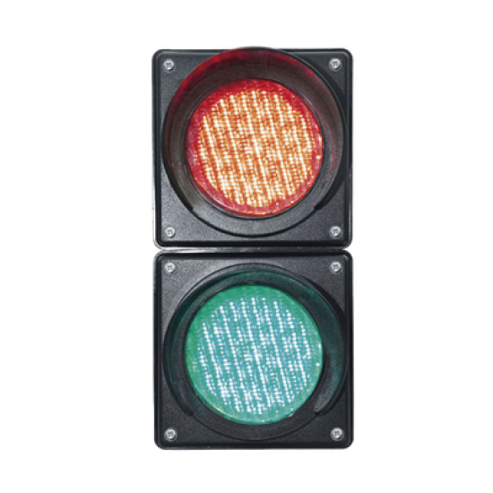 Semáforo / Señalización Rojo y Verde / Diametro 100mm / LED / 110vca.