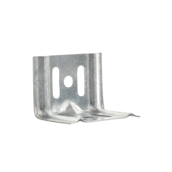 Ménsula económica MallaFils, para montaje en pared, para anchos de charola de 50 mm, con acabado electrozinc