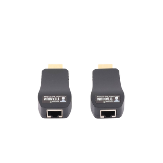 Kit Extensor 25m convertidor Señal HDMI a UTP (Cat5e/Cat 6)  / Calidad PREMIUM