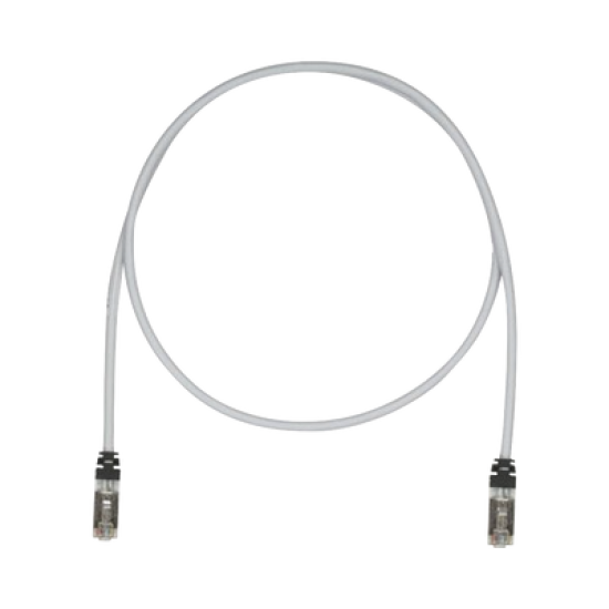 Patch Cord Cat6A, Blindado S/FTP, CM/LS0H, 3 m, Color Gris