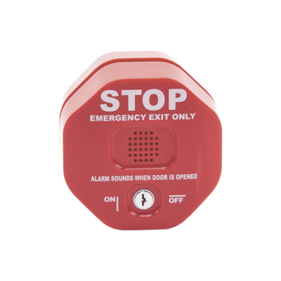 Alarma multifunción Exit Stopper® con bocina remota, para puertas dobles 