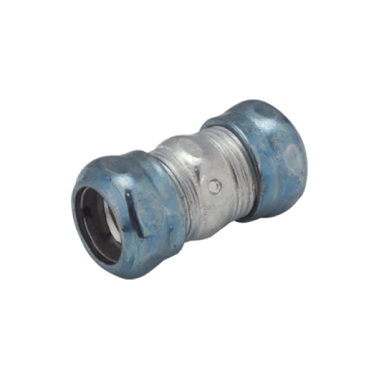 Cople Compresión Hermético de Acero Galvanizado para Pared Delgada de 3/4