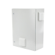 Gabinete Ventilado de Acero IP55 Uso en Exterior (500 x 700 x 250 mm) con Placa Trasera Interior Metálica y Compuerta Inferior Atornillable. Incluye Ventilador, Ventilas, filtros, Chapas y Llave T.