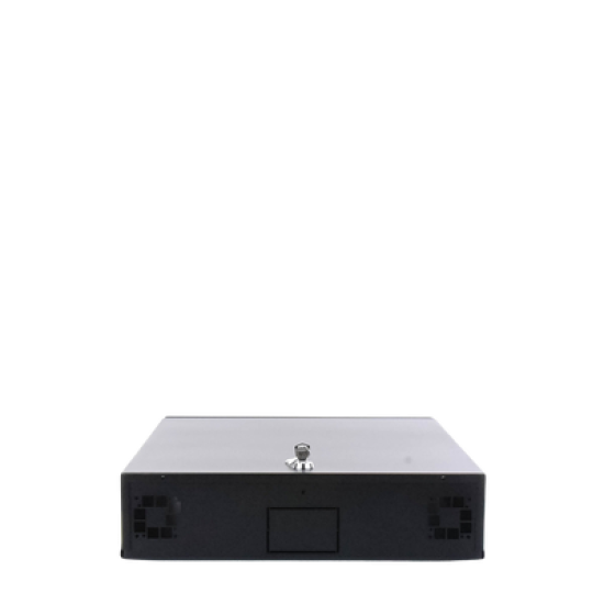 Gabinete Metálico para DVR/NVR. Tamaño Max. de DVR/NVR: 445 x 88 x 400mm (An.xAl.xProf.). Compatible con Fuente SLIM.