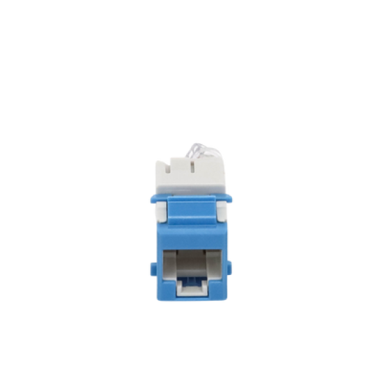 Jack UltraMAX Cat5e, UTP, Tipo Keystone, Color Azul, Punch Down
