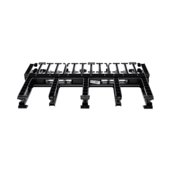 Organizador de Cables Horizontal NetManager de Alta Densidad, Doble (Frontal y Posterior), Para Rack de 19in, 1UR