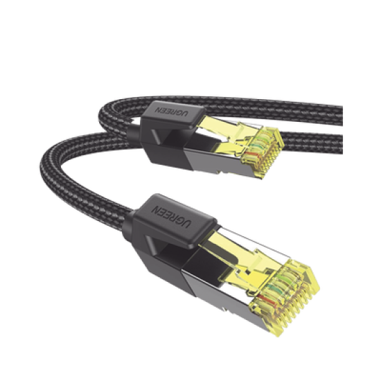 Cable Ethernet Cat7 CLASSâ… F/FTP Redondo con Malla de Nylon 5 Metros