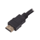 Cable HDMI de 1 Metro (High Speed) / Resolución 4K / Soporta Canal de Retorno de Audio (ARC)/ Soporta 3D / Blindado para Reducir Interferencia / Chapado en Oro / Alta Resistencia y Durabilidad.