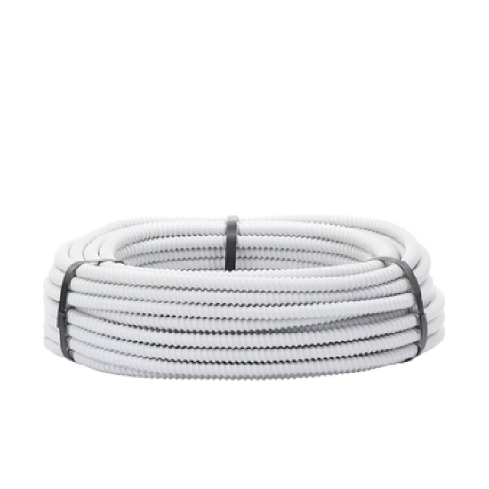 Tuberia flexible (Vaina) diflex, PVC Auto-extinguible, de 10 mm, rollo de 30 m