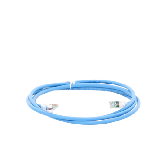 Patch Cord Z-MAX Cat6A S/FTP, CM/LS0H, 7ft, Color Azul, Versión Bulk (Sin Empaque Individual)