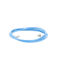 Patch Cord Z-MAX Cat6A S/FTP, CM/LS0H, 7ft, Color Azul, Versión Bulk (Sin Empaque Individual)