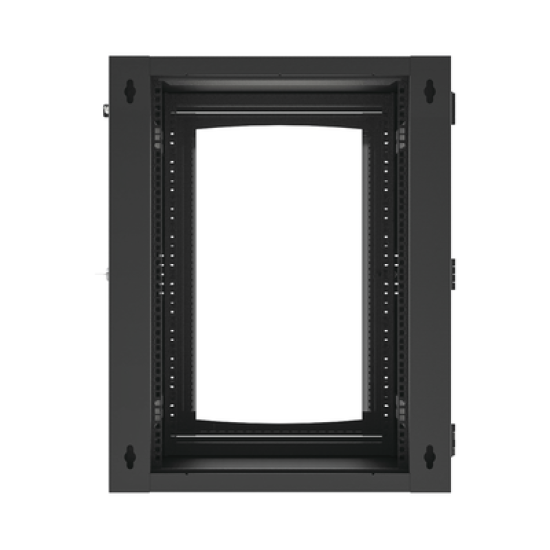 Gabinete Abatible de Pared (Con Marco Trasero) con Rack 19