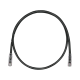 Cable de Parcheo TX6, UTP Cat6, 24 AWG, CM, Color Negro, 3 ft.