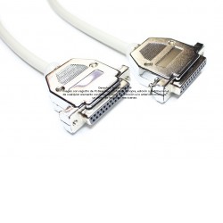 Cable paralelo DB25 hembra a DB25 hembra de 1.5 m