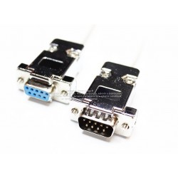 Cable serial DB9 macho a DB9 hembra de 1.5 m