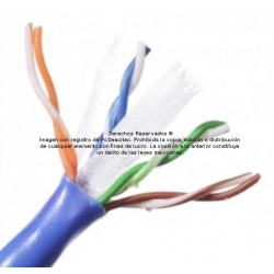Cable Belden Cat6+ 2412 azul, venta por metro