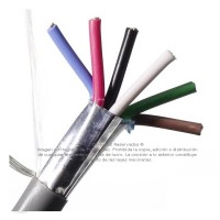 Cable Belden 6x18 AWG blindado 5304FE tramo continuo de 10 m