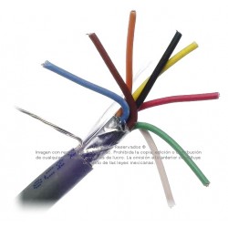 Cable Belden 8x22 AWG blindado 5506FE para control, voz y datos, venta por metro
