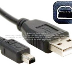 CABLE USB U-4 (MINI 4P,D port) 