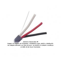 Cable Belden 3x18 AWG 5301UE multifilar para control, voz y datos, venta por metro