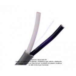 Cable Belden 2x14 AWG 5100UE multifilar para control, voz y datos, venta por metro