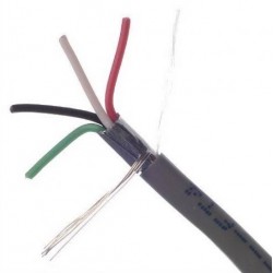 Cable Belden 4x22 AWG blindado 5502FE para control, voz y datos, venta por metro