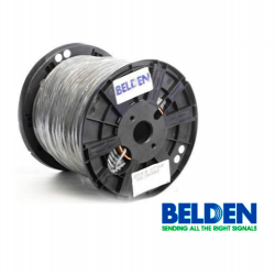 Bobina Belden Cable 2x22 AWG 5500UE para control, voz y datos, 305 m