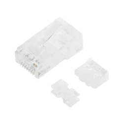 Plug Modular RJ45 Cat6A Chapado de Oro a 30 Micras venta por pieza