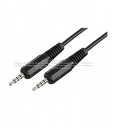 Cable extensión plug a plug 3.5 mm de 3 polos + armadura 3.5 m, ENSAMBLADO