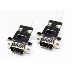 Cable Null Modem DB9 macho a DB9 macho de 1.5 m