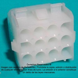 Conector MNL hembra 12 vías 