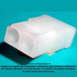 Conector MNL 2 vías macho