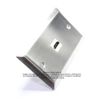 Placa Tapa HDMI 4k en Acero Inoxidable