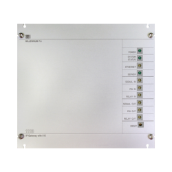 Interfaz Millennium IP para gestión de avisos y música pre-grabados IP con 8 relés IN/OUT 