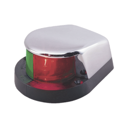 Luz Bi-Color con Carcasa Cromada para Embarcaciones a Motor Menores de 12 Metros