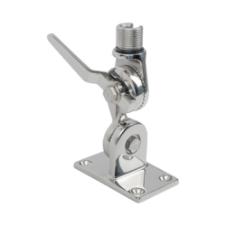 Montaje rotativo de acero inoxidable, 4 posiciones, rosca estándar 1”-14 