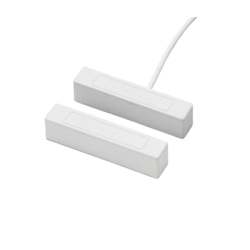 Contacto magnético direccionable compatible con paneles vista con V-Plex color blanco