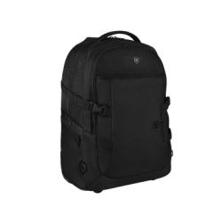 Mochila VX Sport EVO con Ruedas, Mango Telescópico y Correas al Hombro. Fabricada en Poliéster Negro repelente al Agua. Backpack on Wheels.