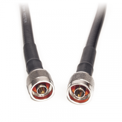 Jumper Coaxial con Cable Wilson-400 | Conector N Macho en los extremos | 60 centimetros de longitud.