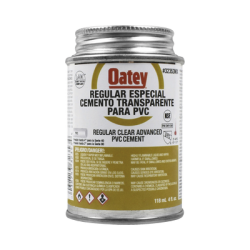 Cemento Claro de 118 ml para Tubo Conduit PVC Pesado.