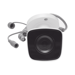 Bala TURBOHD 2 Megapíxeles (1080p) / METALICA / Gran Angular 103° / Lente 2.8 mm / IR EXIR Inteligente 20 mts / Exterior IP66 / TVI-AHD-CVI-CVBS