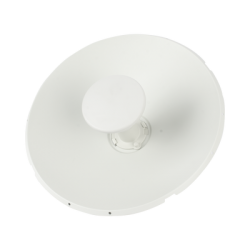 Antena direccional tipo plato de 25 dBi / Rango de frecuencia de 5.150 a 7.125 GHz / MIMO 2X2 / Para climas Hostiles IP67 