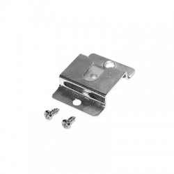 Clip de metal para micrófono de radios móviles.