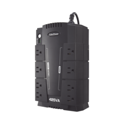 UPS de 425 VA/255 W, Topología Standby, Entrada 120 Vca NEMA 5-15P, Tipo Gabinete Compacto, Con 8 Tomas NEMA 5-15R