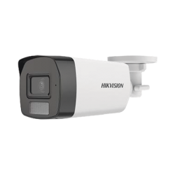 [Dual Light + ColorVu] Bala TURBOHD 3K (5 Megapixel) / Lente 2.8 mm / 40 mts IR + 40 mts Luz Blanca  / Gran Angular 104.5° / Exterior IP67 / Micrófono Integrado / dWDR / 4 Tecnologías