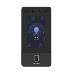 Terminal Min Moe PoE & WiFi de Reconocimiento Facial y Huella co Lector PROX EM / Exterior IP65  / Hasta 1.5 mts en Lectura de Rostro / Soporta P2P / 1,500 Rostros / 3,000 Huellas / Salida 12 Vcd para Chapa / PoE