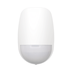 Detector PIR Cableado Interior de Doble Tecnología PIR y Microondas / Inmunidad a Mascotas 30 Kg / Detección de 12 mts / Ángulo de 85.9° de Cobertura