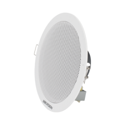 Altavoz Montaje en Plafón / 6 Watts / 100 V / Rejilla de Metal / Color Blanco / Uso Interior