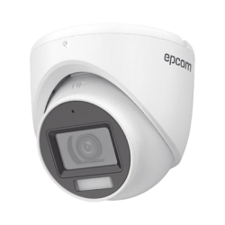 [Dual Light + ColorVu] Turret TURBOHD 2 Megapixel (1080p) / Lente 2.8 mm / 30 mts IR + 20 mts Luz Blanca / Gran Angular 101° / Exterior IP67 / Micrófono Integrado /  4 Tecnologías /  Metal 